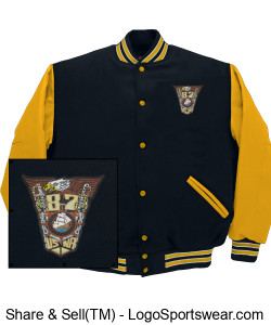 Varsity Jacket with class crest Design Zoom
